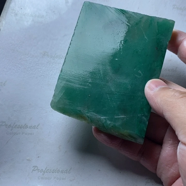 定制石英质玉本**帅天然非洲翠手镯订制