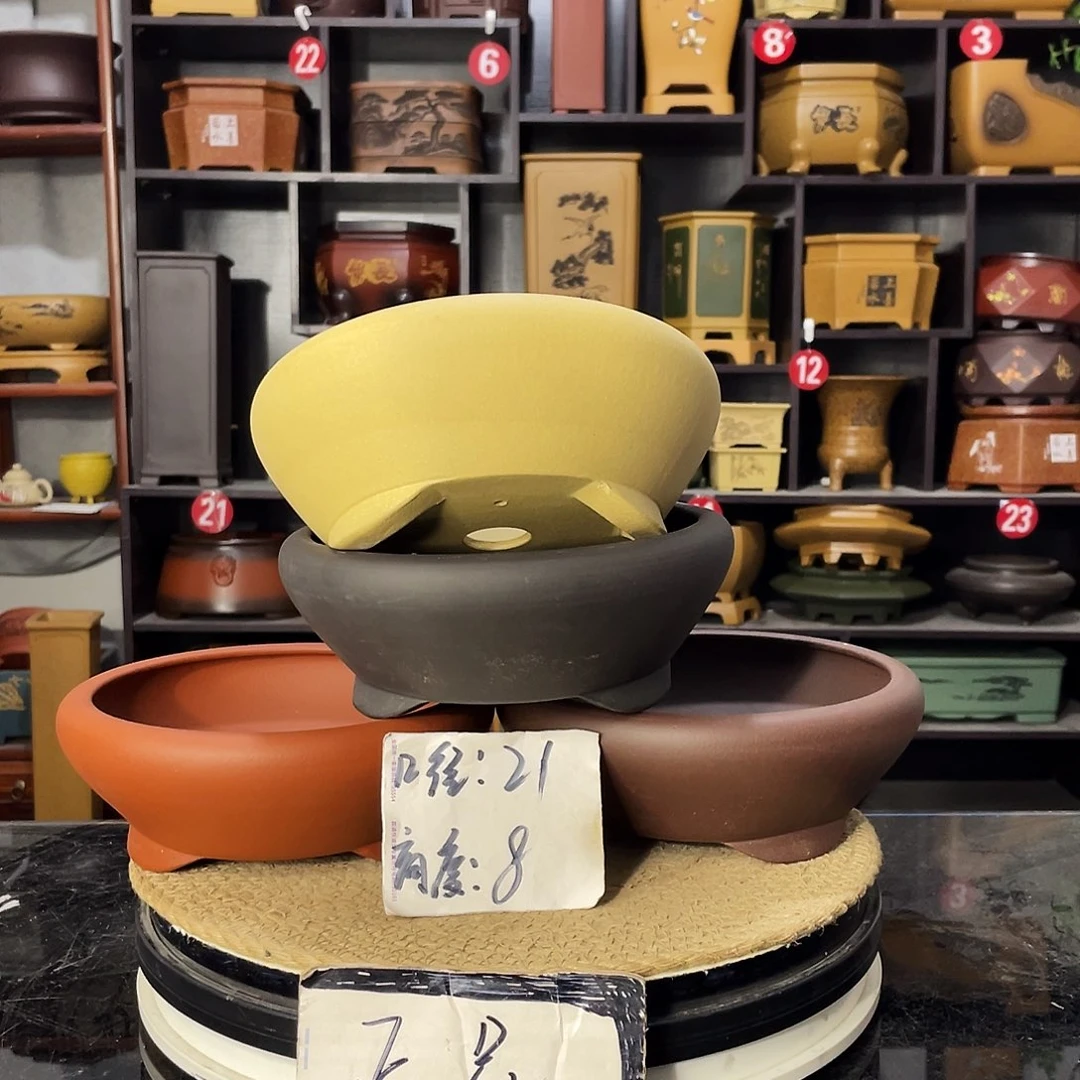 D-盆尚好紫砂花盆