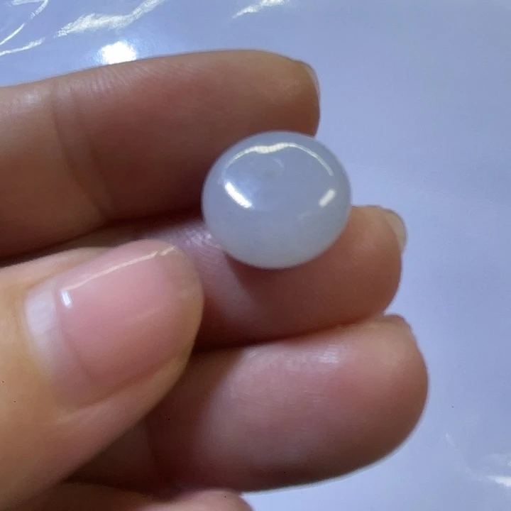 翡翠未镶嵌颈饰算盘珠