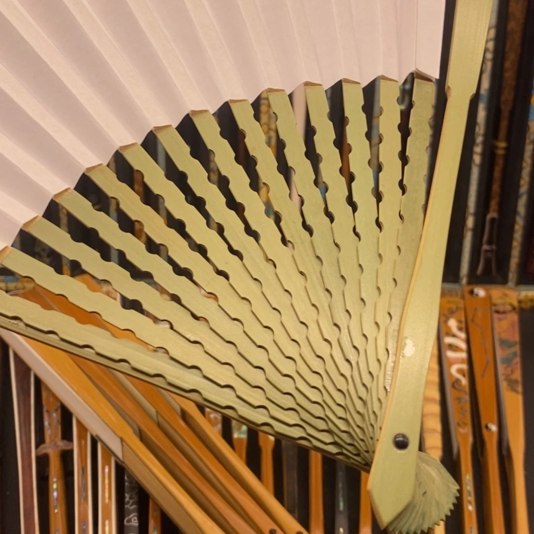 扇子永青竹合青清风令龙鳞