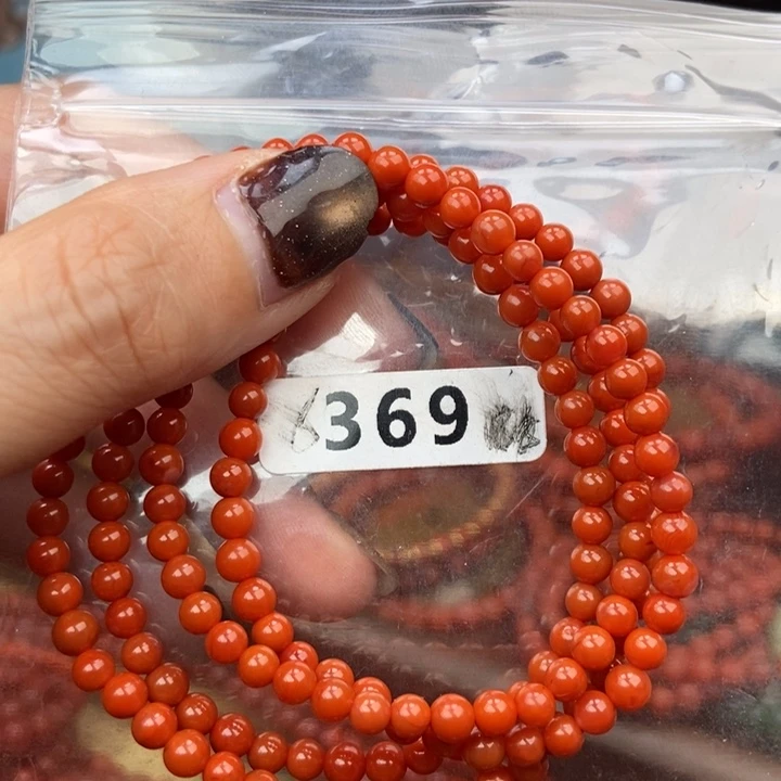 南红玛瑙未镶嵌手链