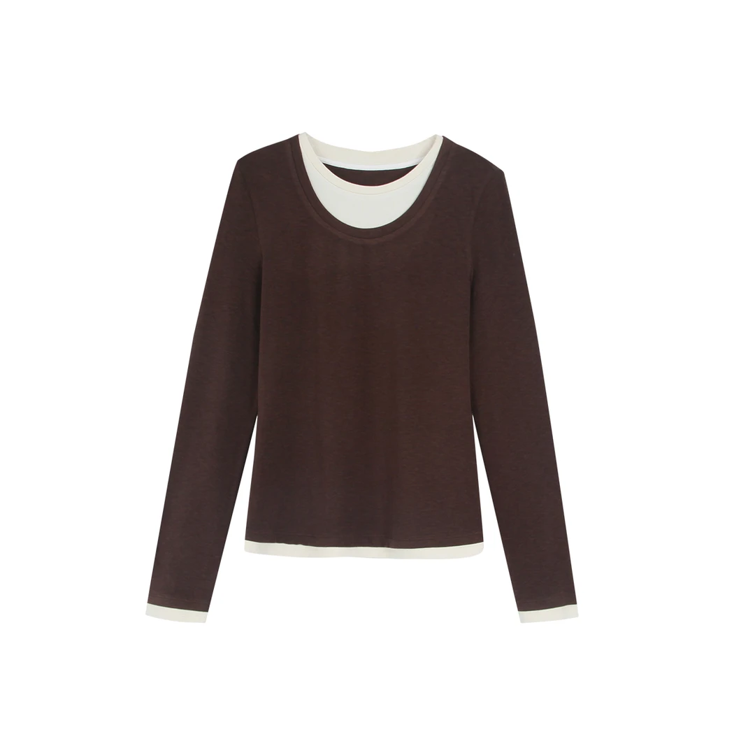 259051-小禾 秋季新款不染色系列长袖针织衫