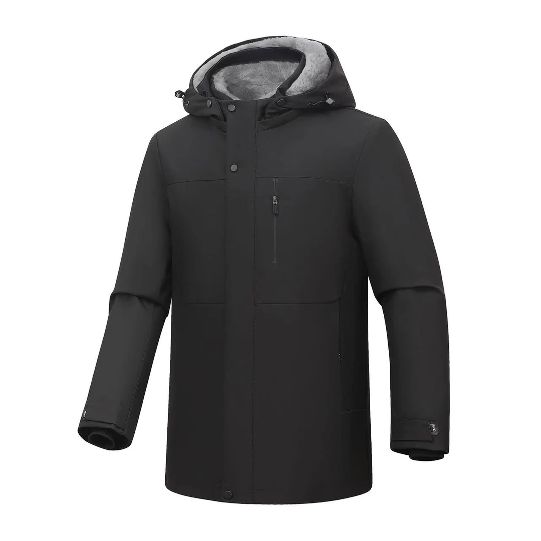 进口澳洲美利奴绵羊皮毛一体可拆卸内胆外套加绒加厚保暖皮衣男装