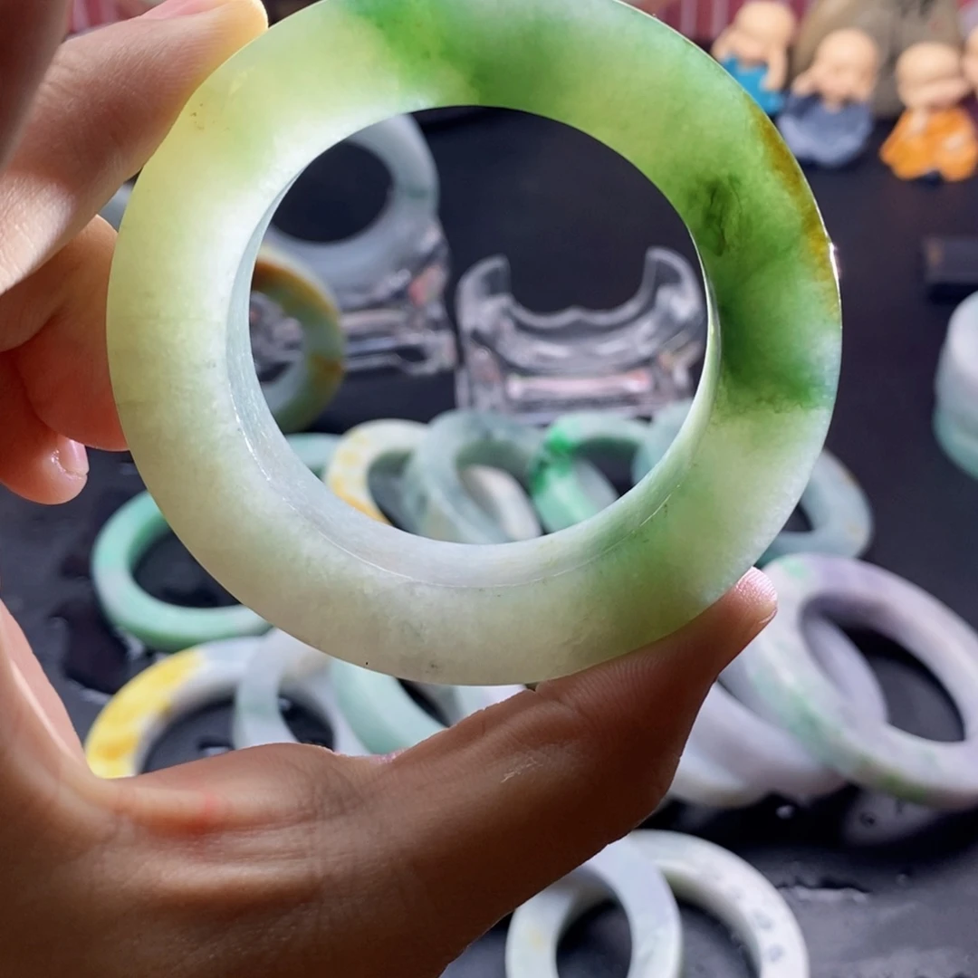 定制翡翠翡翠手镯未镶嵌
