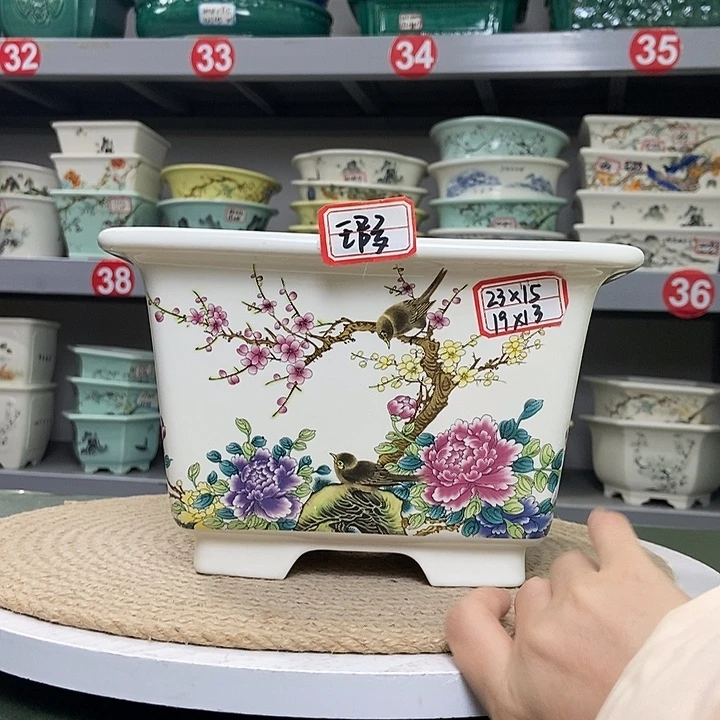 紫砂紫砂花盆7575