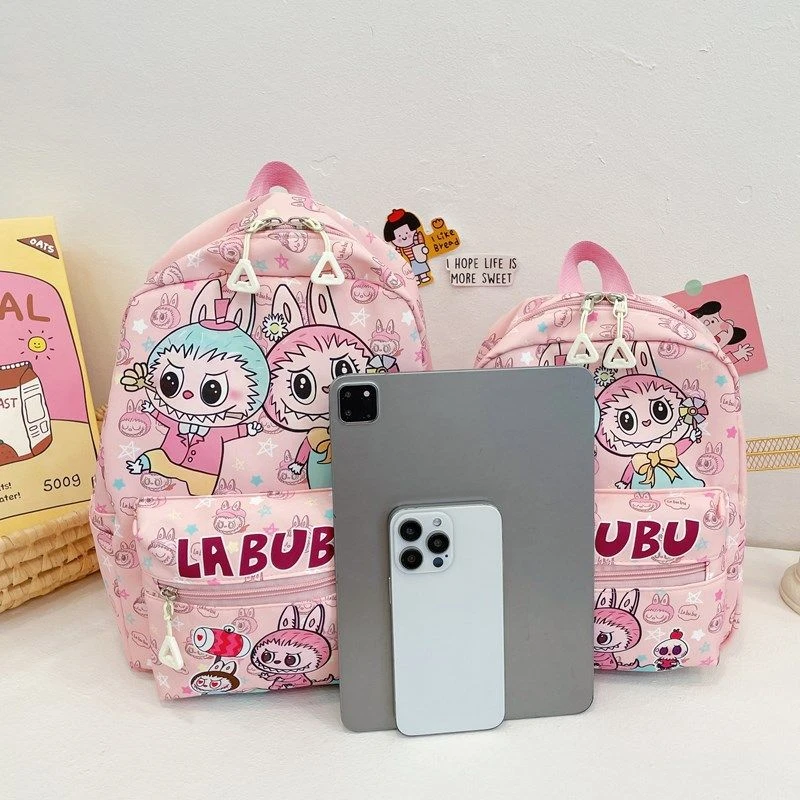 新款大容量儿童包拉布布可爱小学生背包幼儿园双肩包泡泡玛特包包