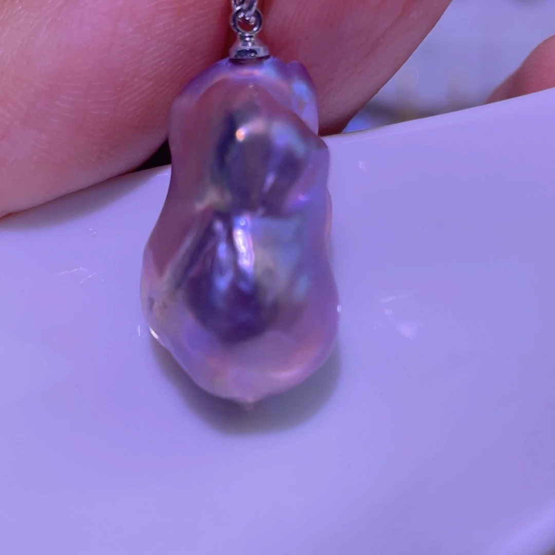 天然淡水珍珠吊坠淡水珍珠未镶嵌