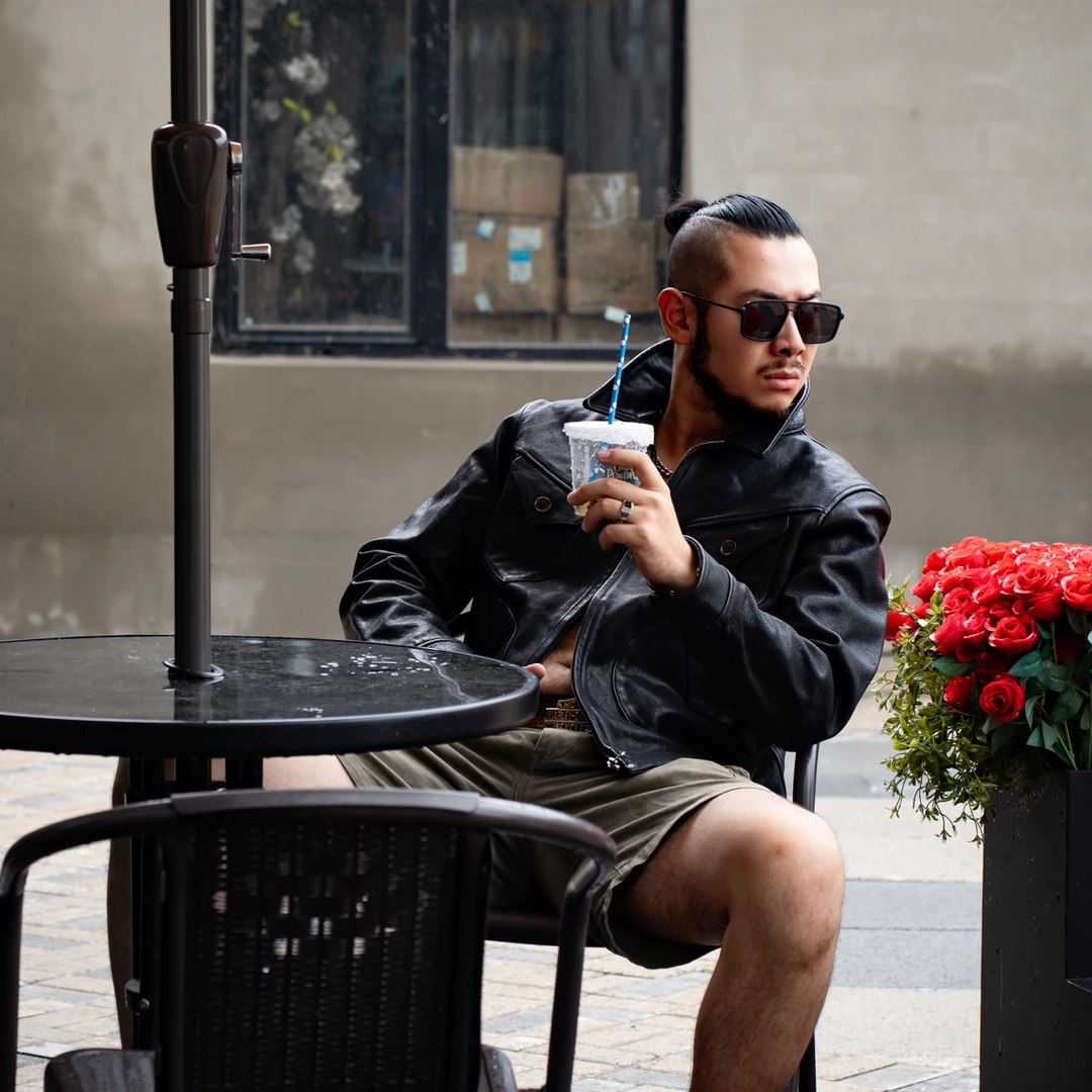 重磅水洗门多萨皮衣丨机车骑行皮衣丨头层牛皮水洗皮衣