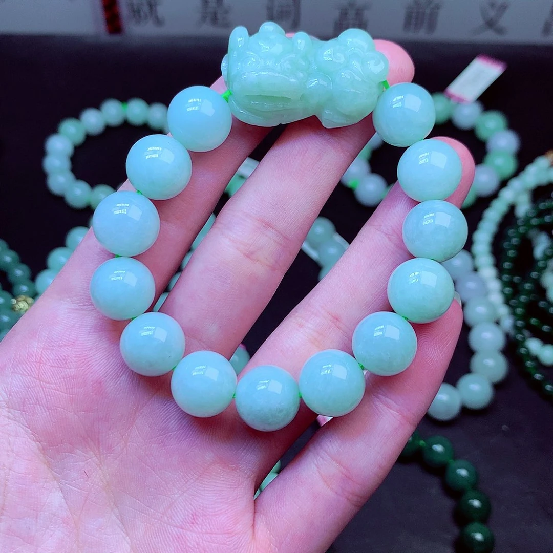 翡翠未镶嵌毛衣链