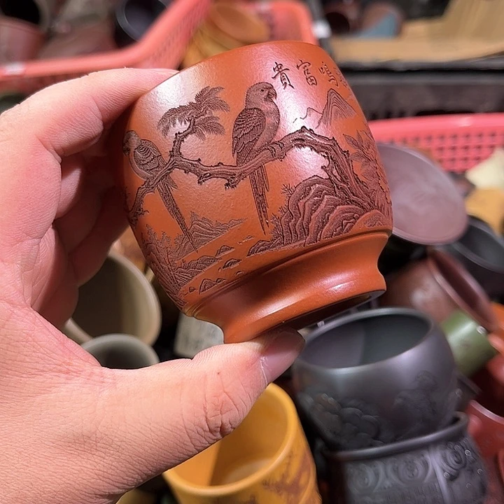 茶杯紫砂全手工紫砂主人杯