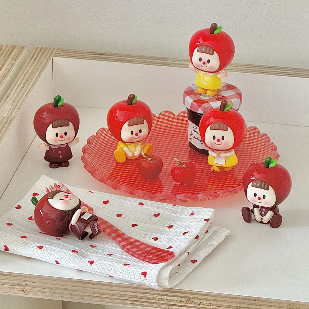 [拆盒]正版MTFU多多妹-苹果多多mini系列潮玩盲盒可爱摆件新品