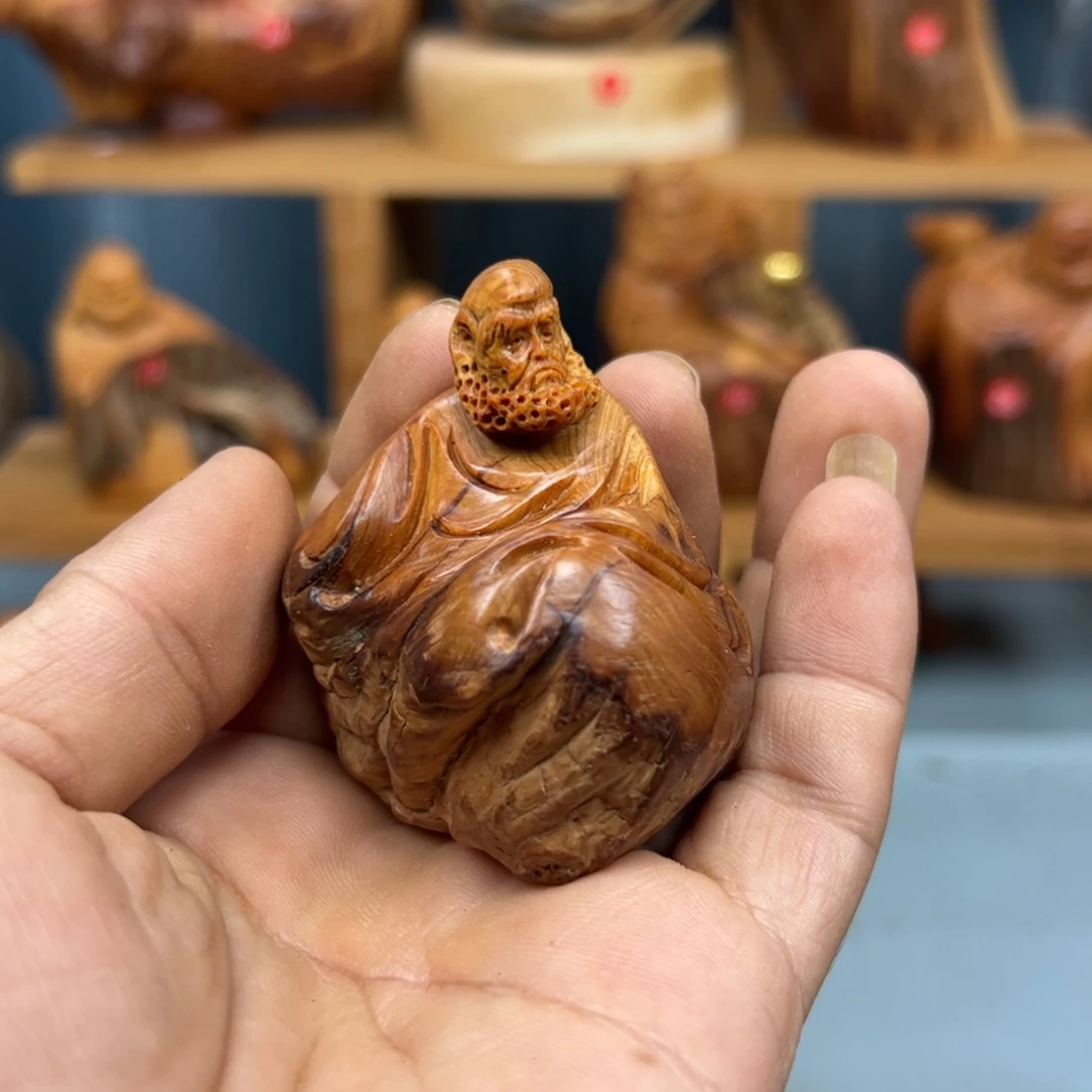 Y***c木崖柏木摆件手把件