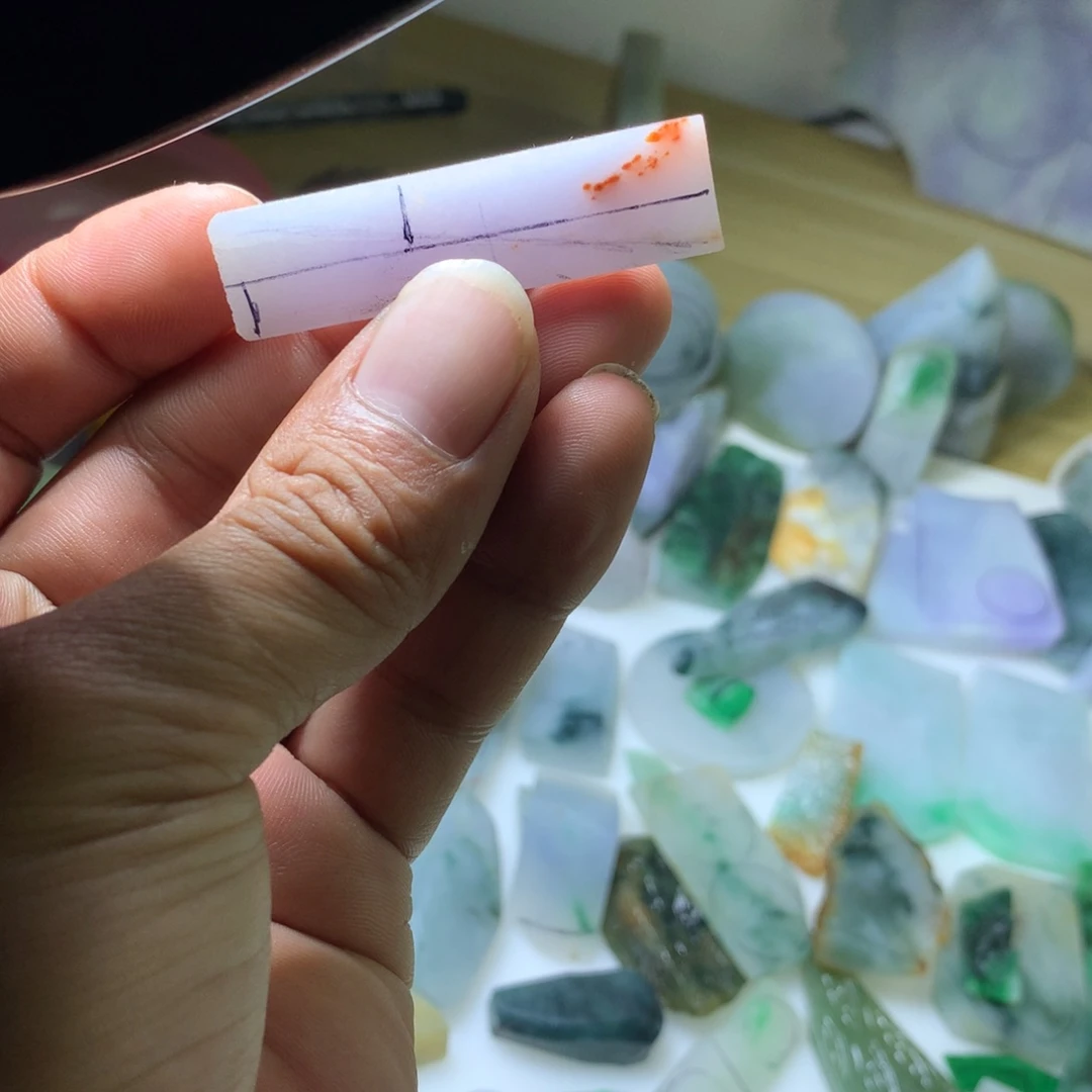 【闪购商品】定制翡翠未镶嵌天然翡翠原石项链