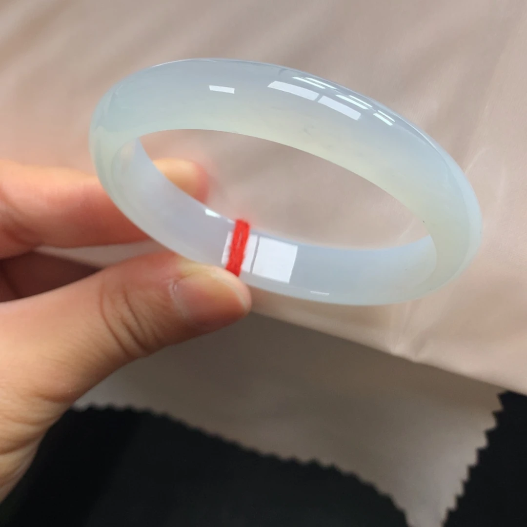 翡翠未镶嵌手镯22号53.8贵妃（48-49正）蓝月光