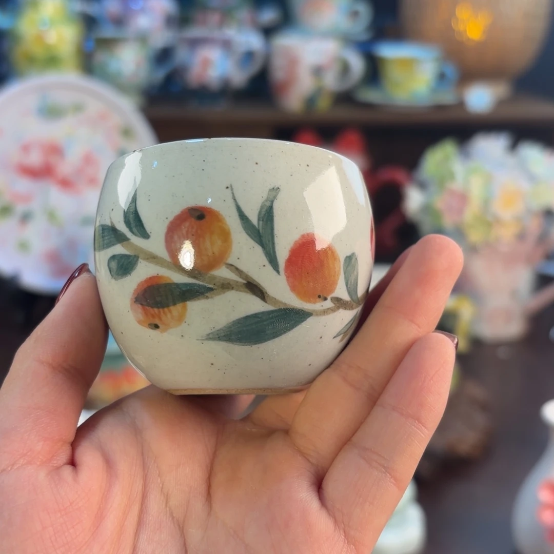 景德镇手绘高温釉下彩陶瓷茶具