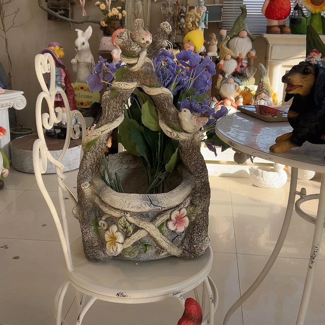 花园摆件红红火火