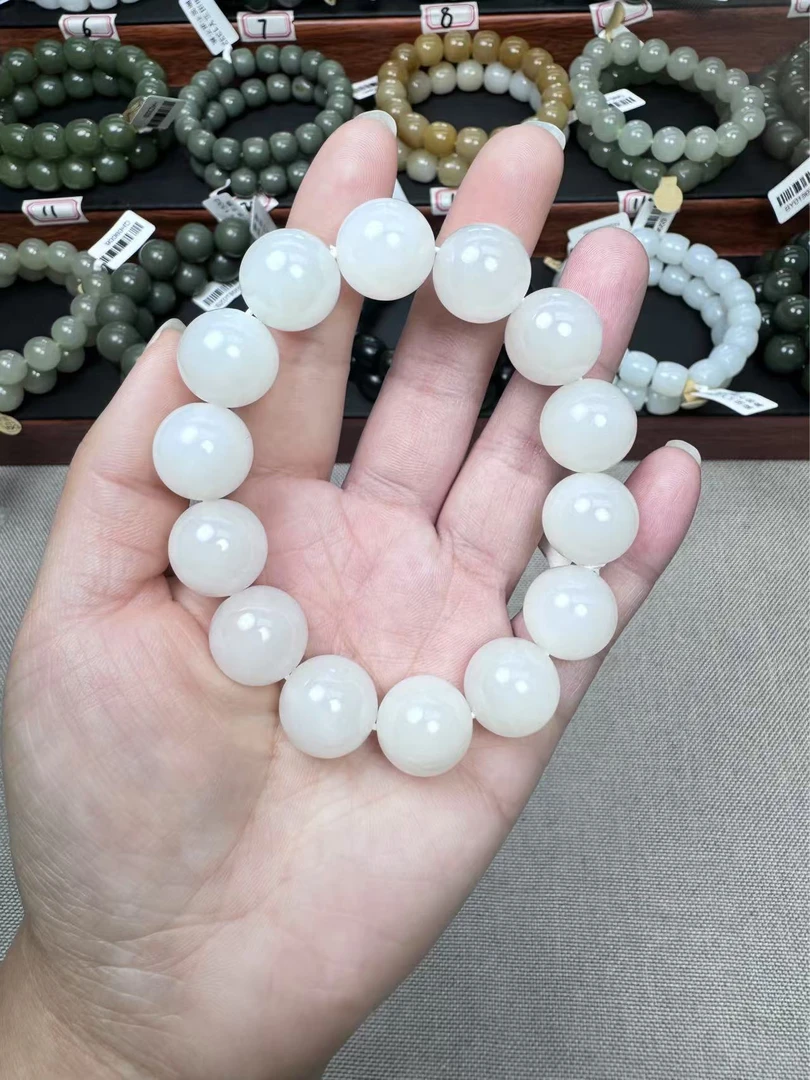 纯天然和田玉手串