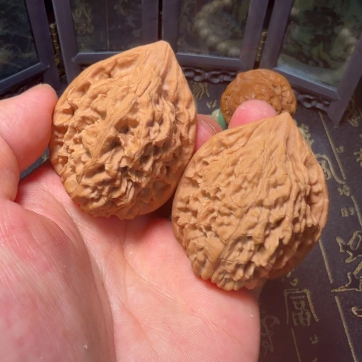 文玩核桃把件麒麟纹41