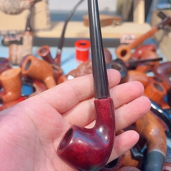 扎**泪意大利石楠木手工烟斗一款