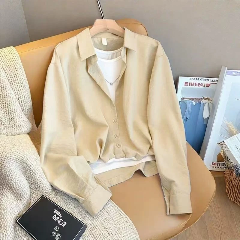 【龙哥专属】C5F30068B 时尚春季女士衬衫休闲百搭