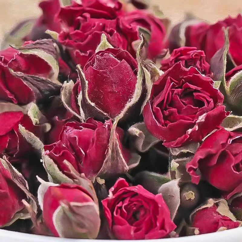 云南助农高山金边玫瑰花茶泡水新花