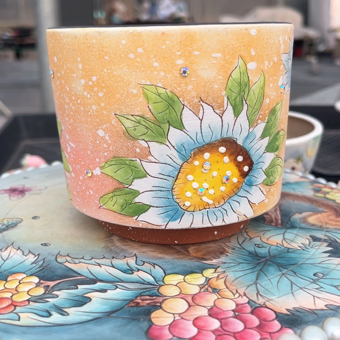 红陶?****?492花盆1个