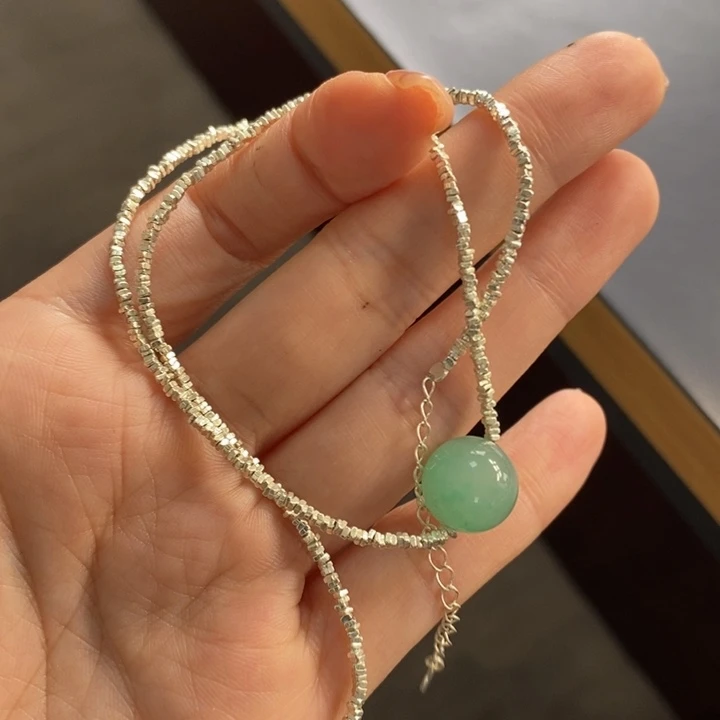 石英质玉颈饰未镶嵌