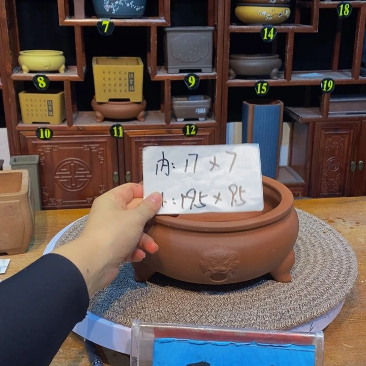 紫砂花盆紫砂花盆