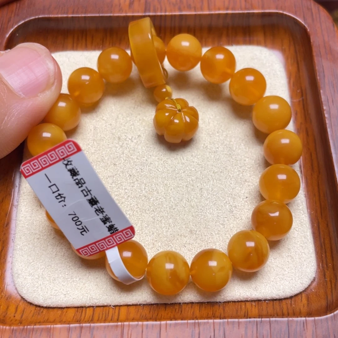 蜜蜡手链未镶嵌手串