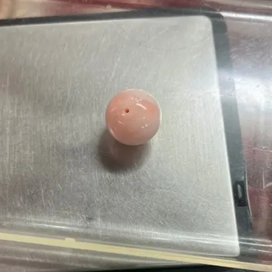 天然红珊瑚momo珊瑚配珠配饰圆珠卡14文玩饰品DIY手工配件