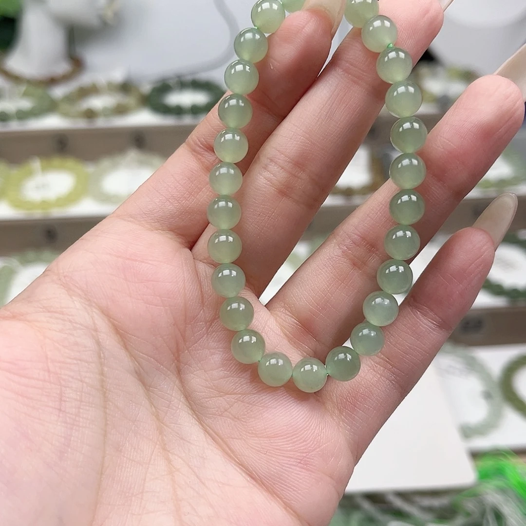 雀***啡和田玉未镶嵌手串