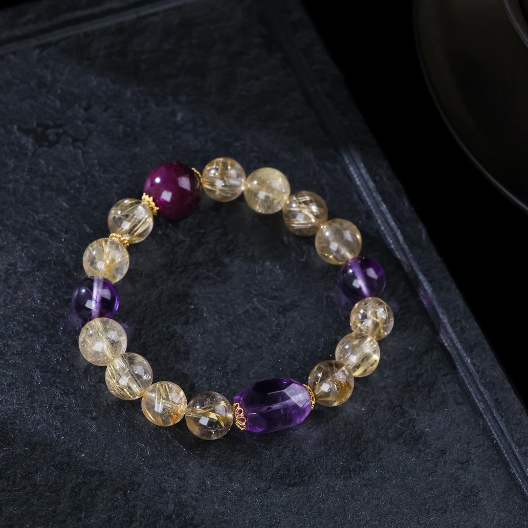 【思嘉】金星·多宝圆珠手串 | 多样性发一 GU0047