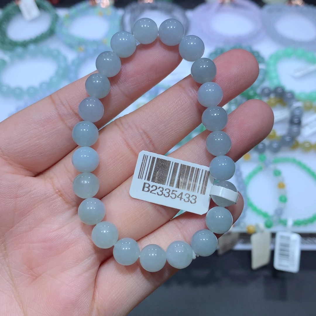 未镶嵌手串翡翠天然