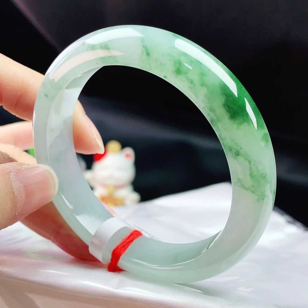 未镶嵌手镯翡翠56圈