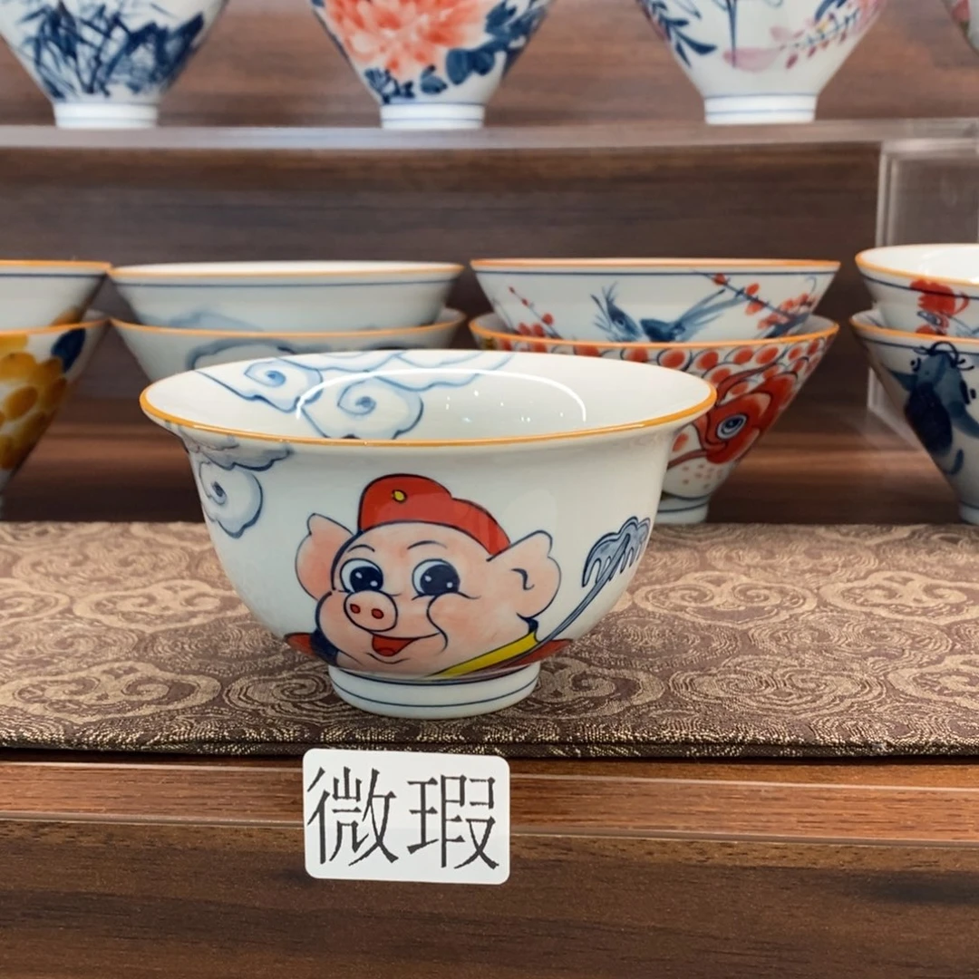 釉下彩手工绘制手工绘制