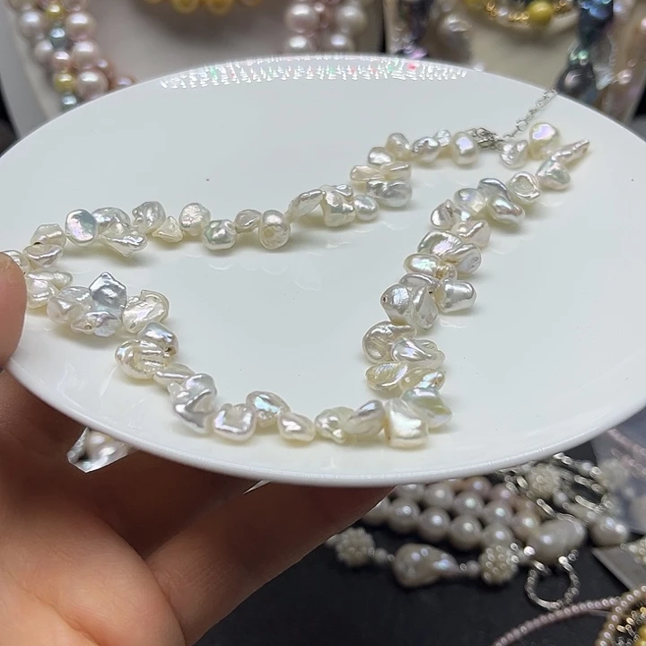 颈饰未镶嵌淡水珍珠