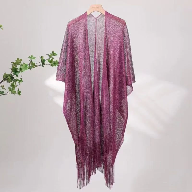 新款亮丝围巾披肩