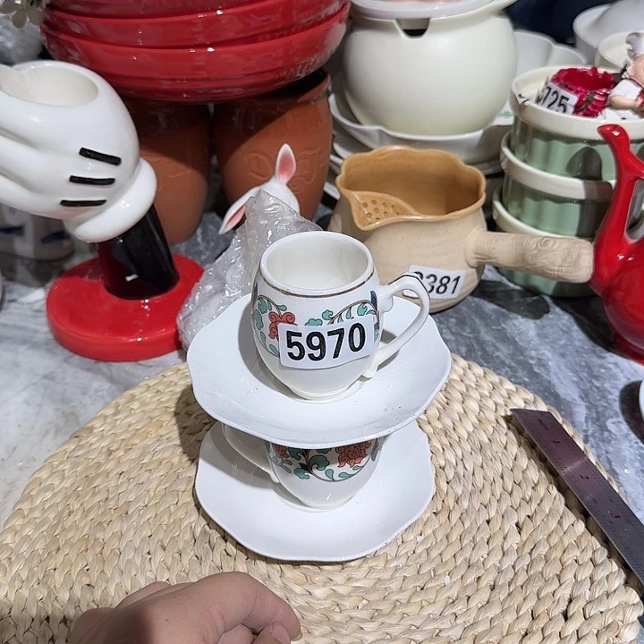 瓷片微瑕陶瓷满15包邮5970