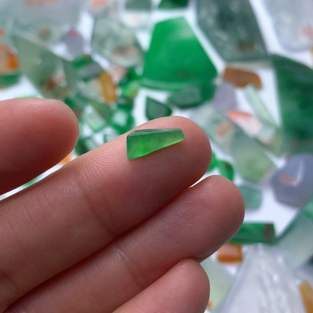 定制翡翠未镶嵌天然缅甸翡翠吊坠挂件