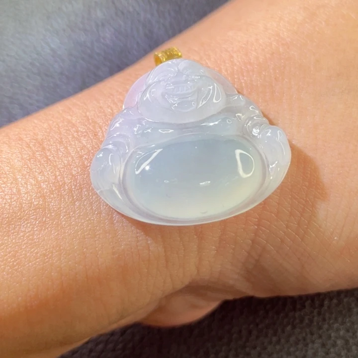 翡翠18K金镶嵌颈饰翡翠