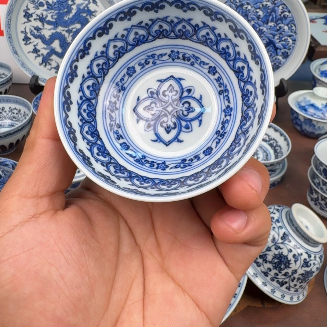 摆件宝相普洱杯手绘