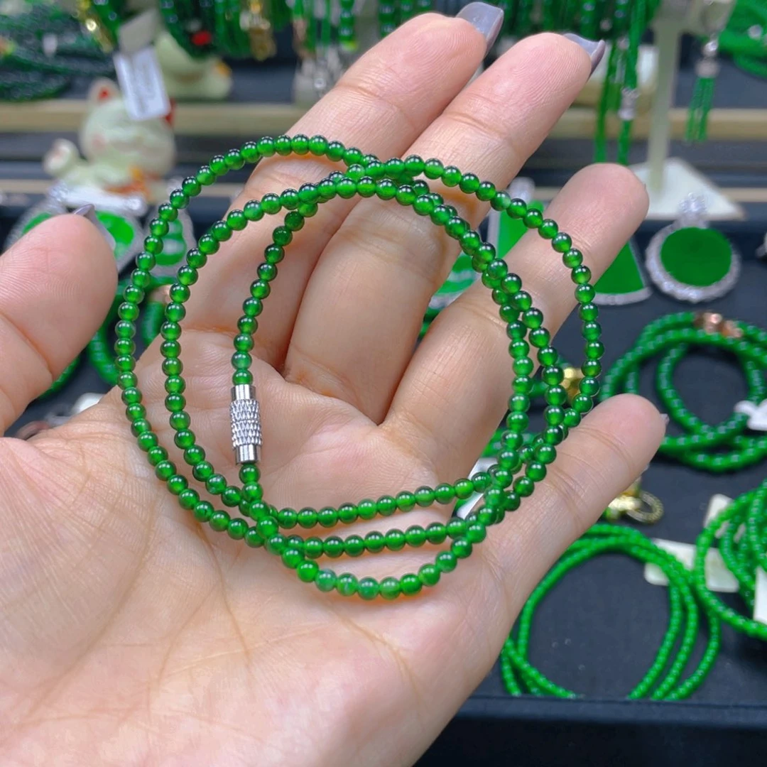 颈饰未镶嵌翡翠项链3