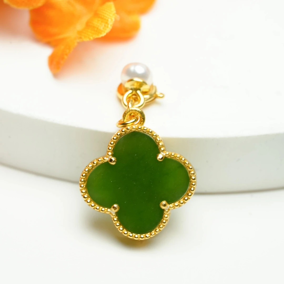 【小北好物】S925银和田玉吊坠约13*13mm【多样性发一件】QH10X977