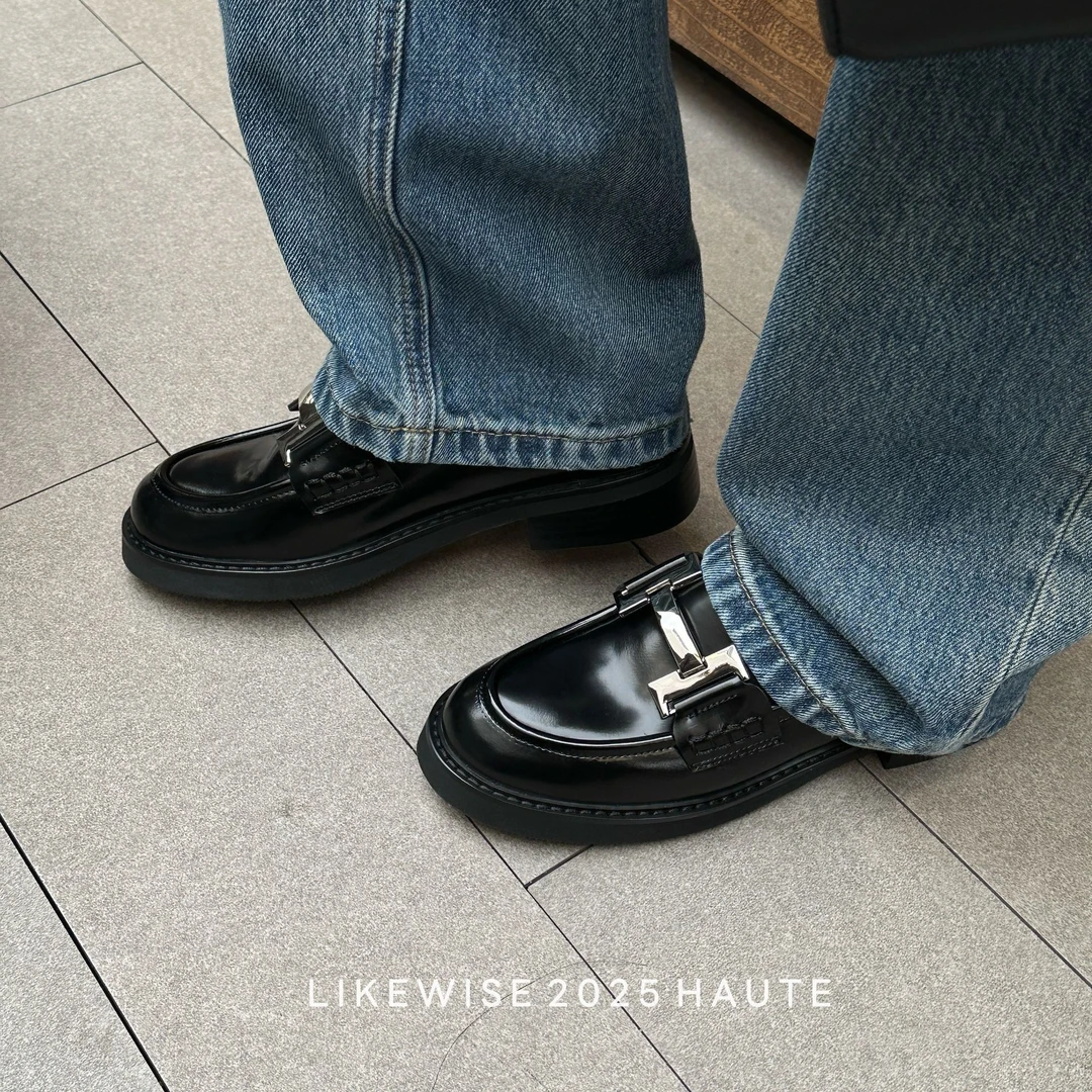 LIKE WISE HAUTE · 3CM尖圆头时尚百搭经典四季乐福鞋单鞋