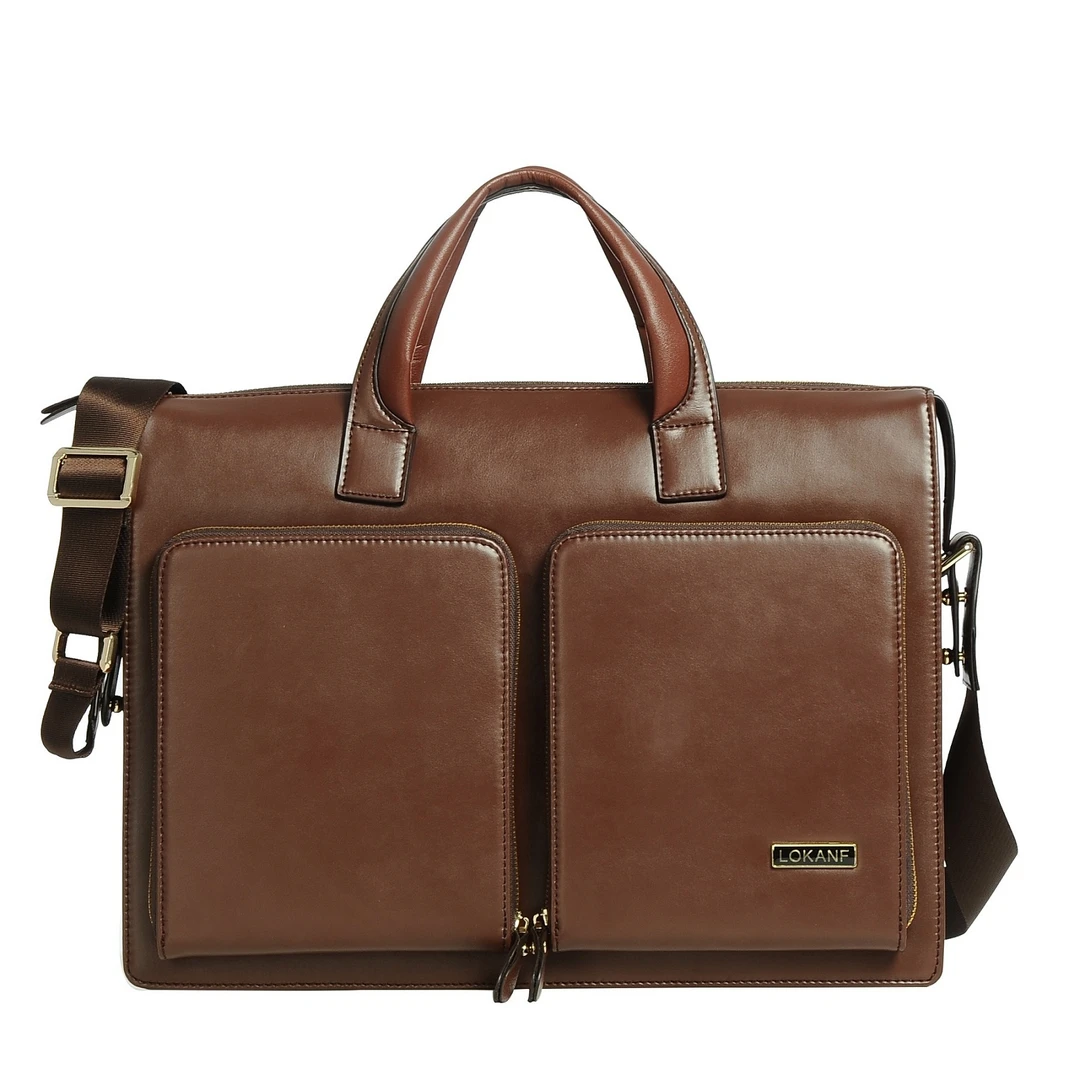 男士商务公文包电脑包手提包百搭简约多层韩版