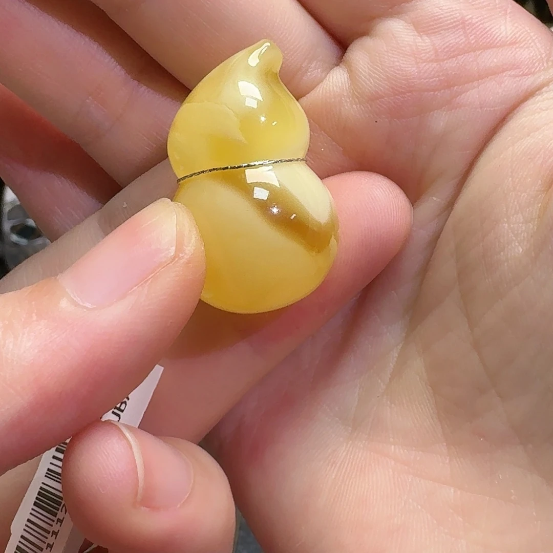 琥珀颈饰未镶嵌tx908葫芦