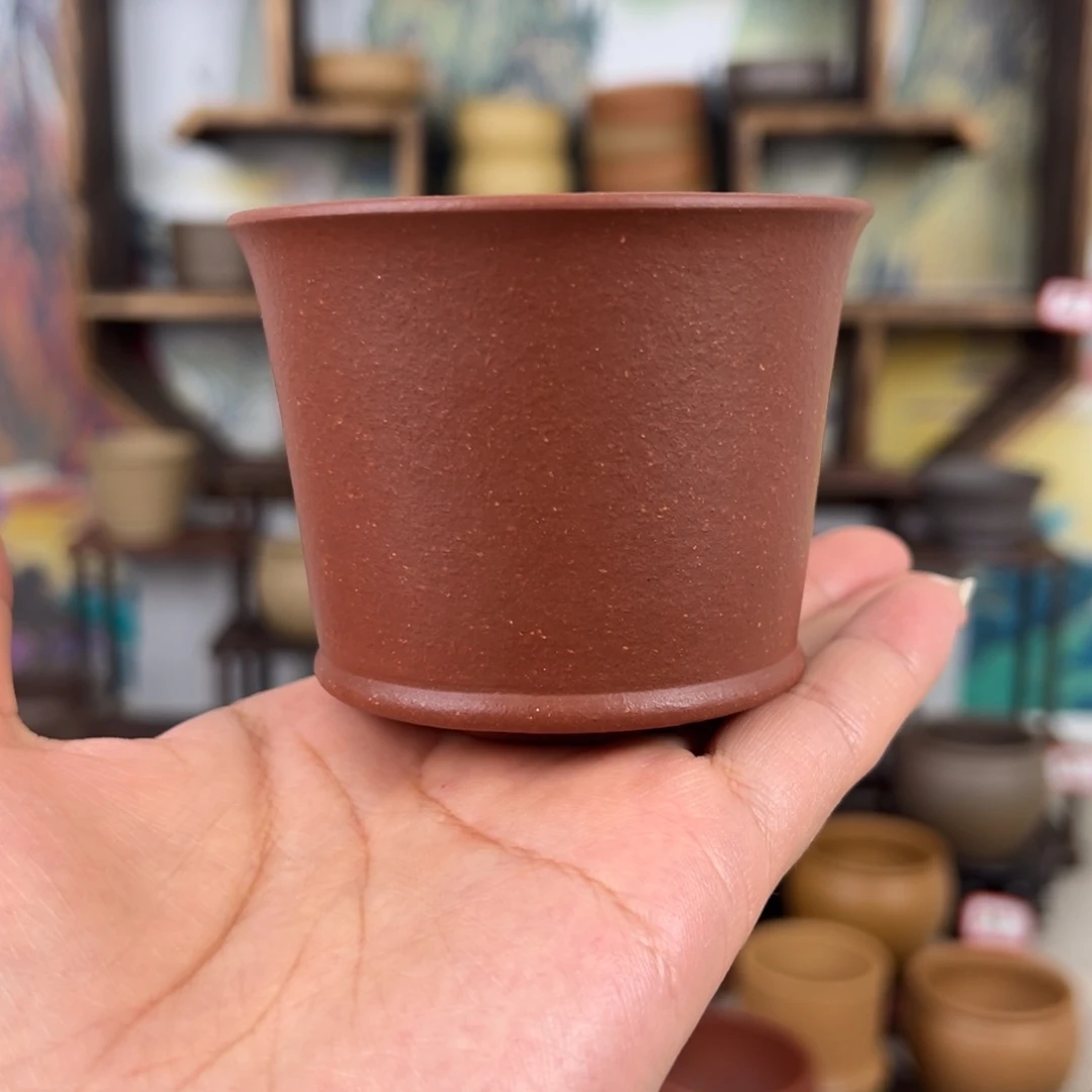 紫砂茶杯拙器甄选，纯原本矿。