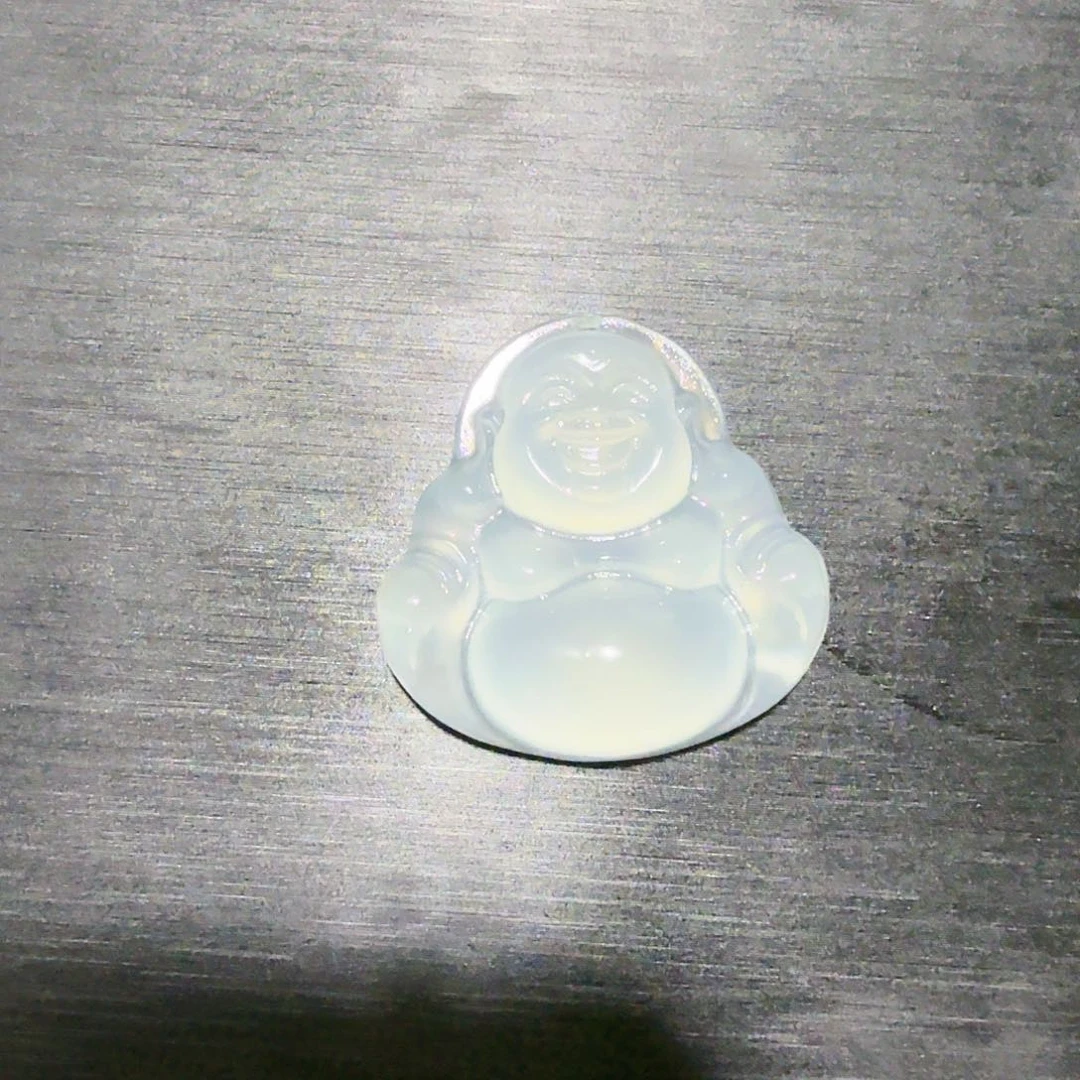 蛇纹石玉颈饰未镶嵌佛公