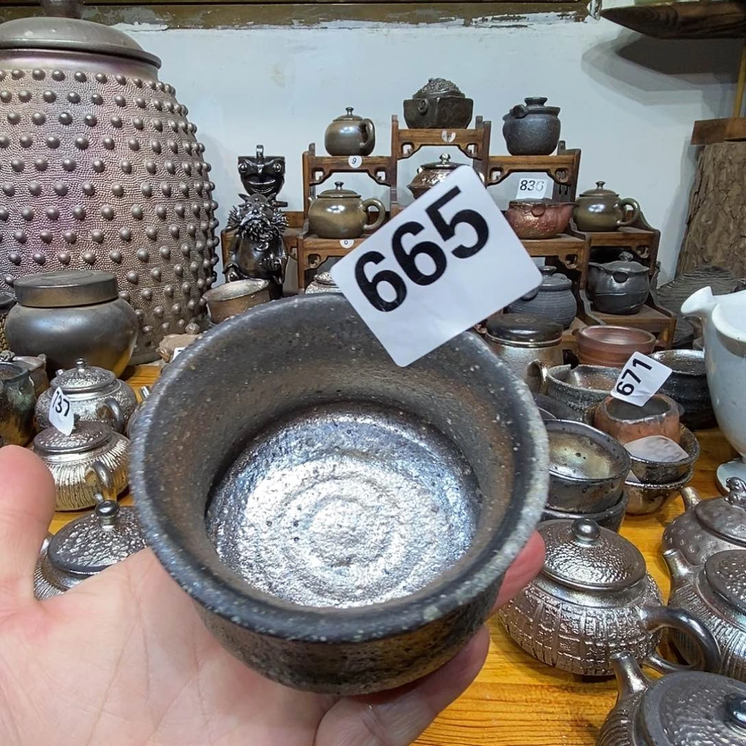 高温柴烧陶泥主人杯