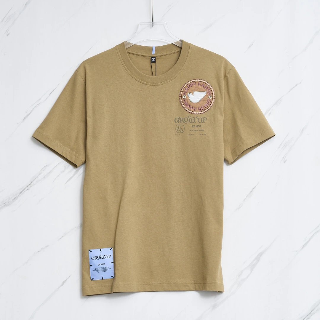 全新未使用  MCQ男士经典刺绣T恤/MQBU00065